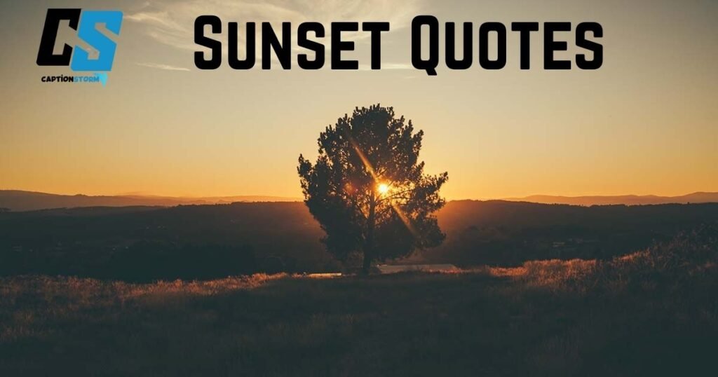 Sunset Quotes