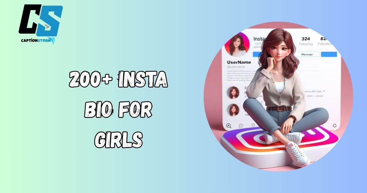 Insta Bio for Girls