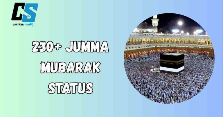 Jumma Mubarak Status