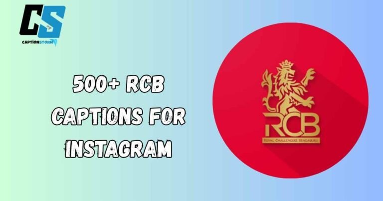 RCB Captions For Instagram