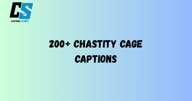 Chastity Cage Captions