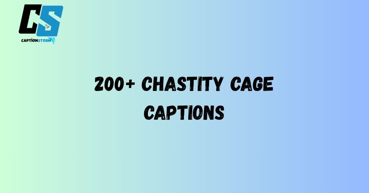 Chastity Cage Captions