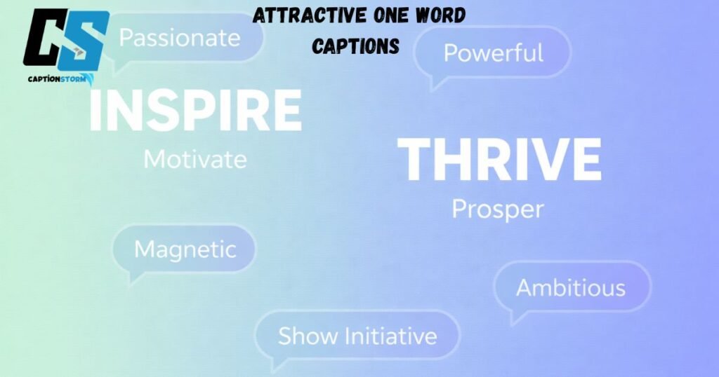 Attractive One Word Captions 
