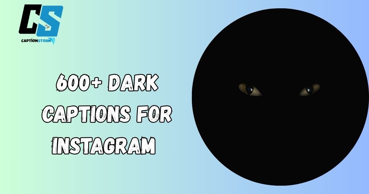 Dark Captions For Instagram