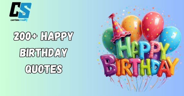 Happy Birthday Quotes