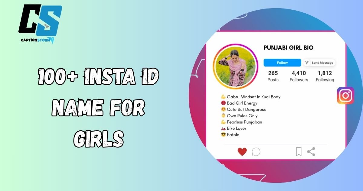 Insta id Name for Girls