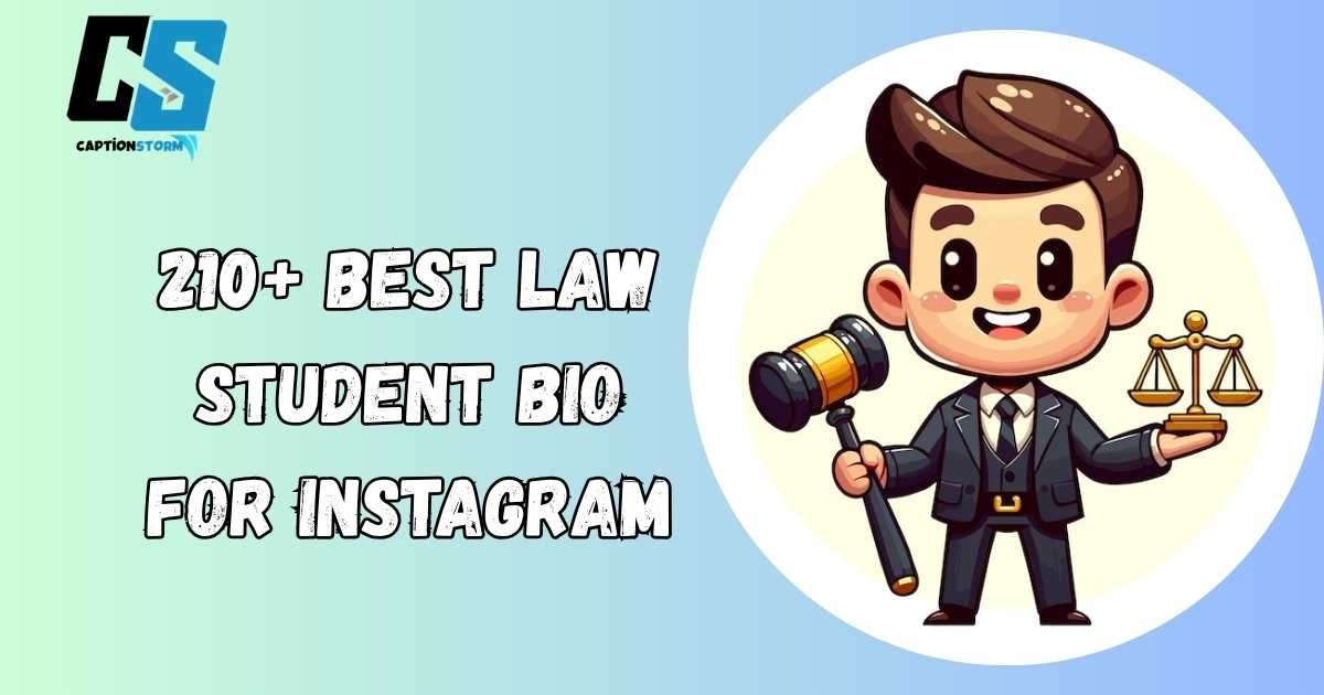 Law Student Bio For Instagram