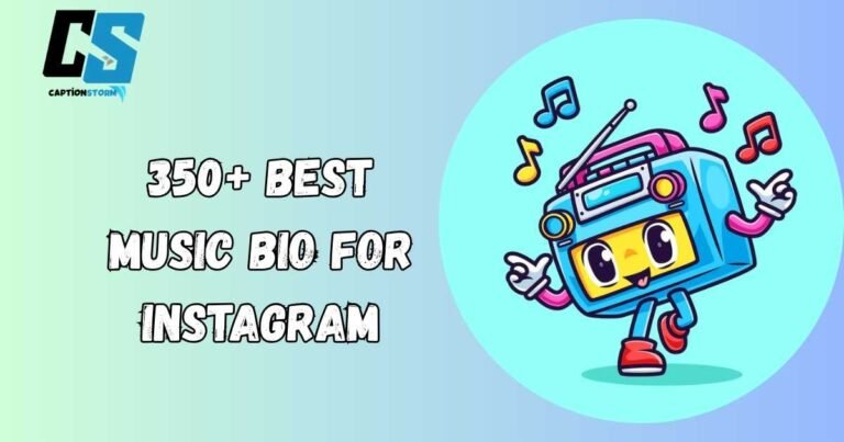 Music Bio for Instagram