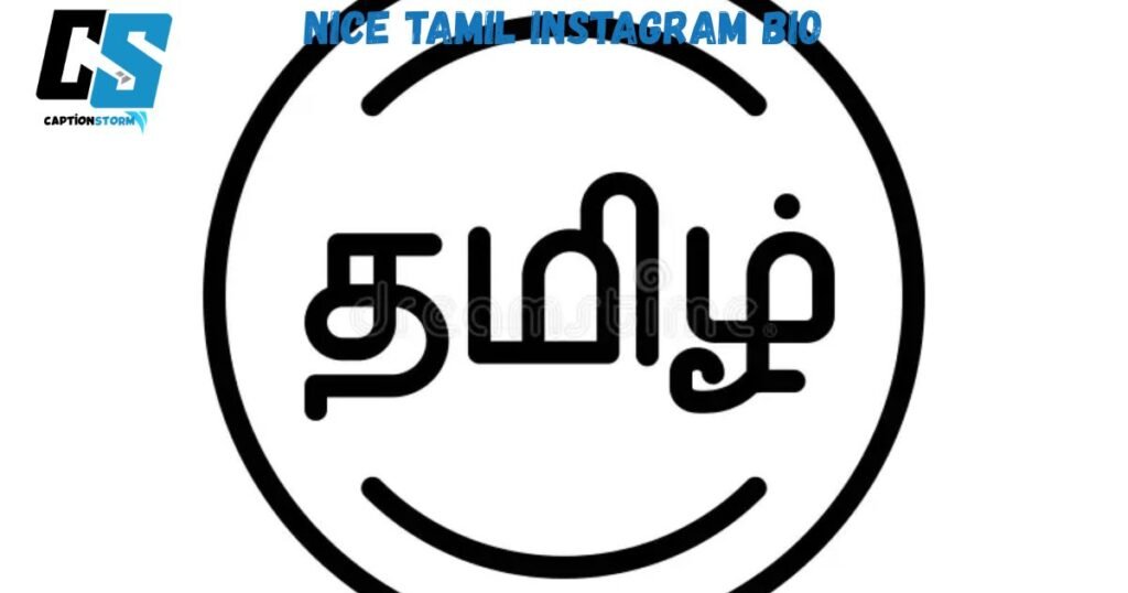 Nice Tamil Instagram Bio