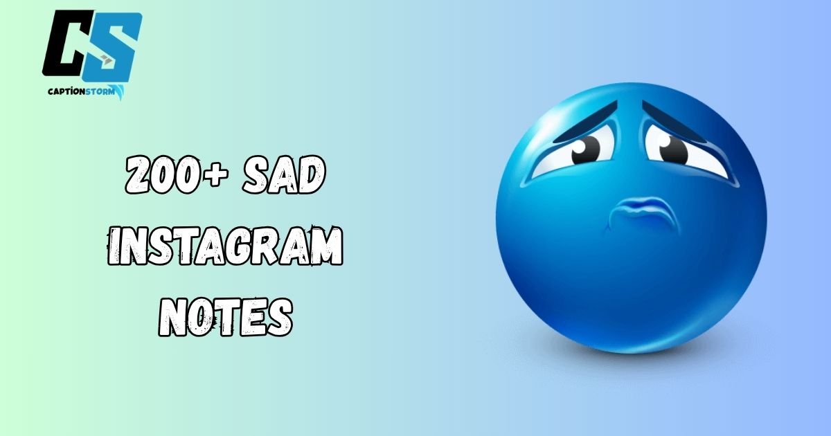 Sad Instagram Notes