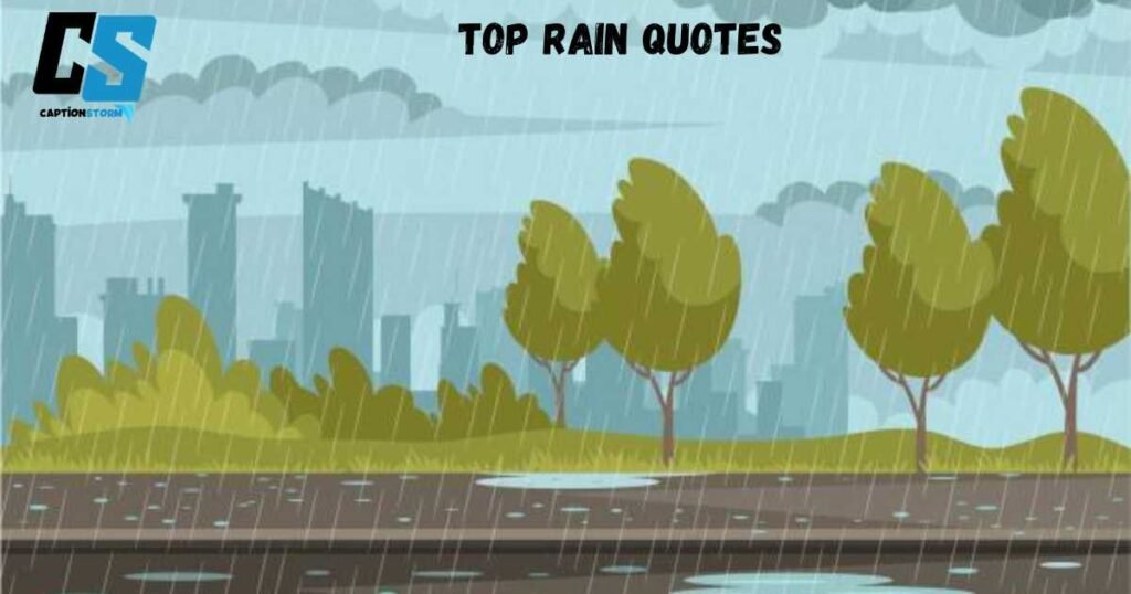 Top Rain Quotes