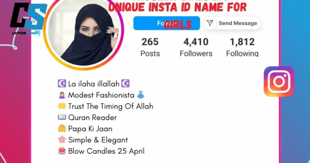 Unique Insta id Name for Girls